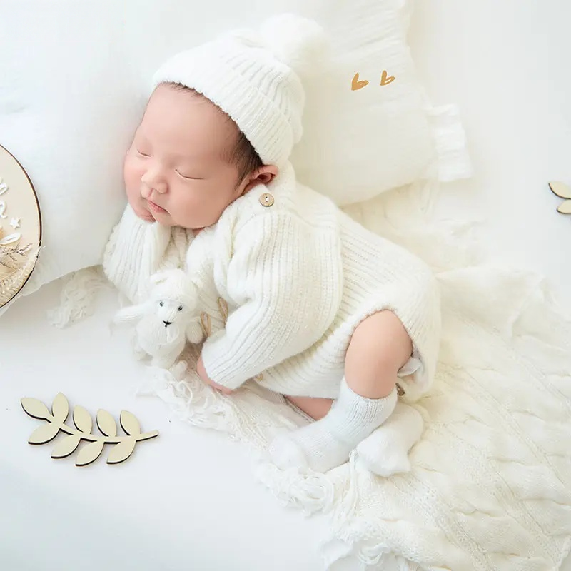 White Nordic Home Set - Newborn Photography Props - Image 3